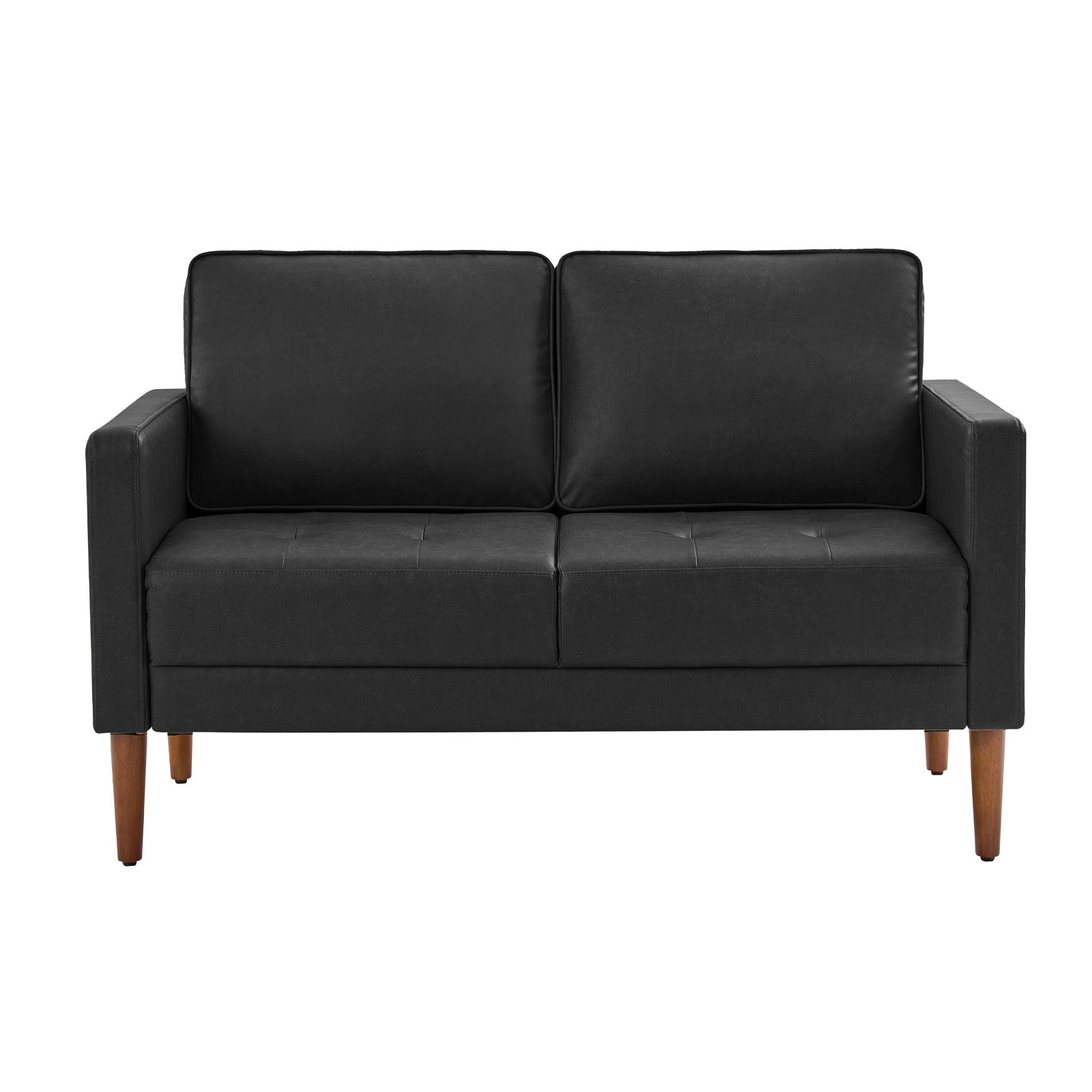 Eleutheria Mid-century Loveseat Sofa with Solid Wood Legs