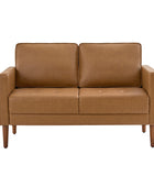 Eleutheria Mid-century Loveseat Sofa with Solid Wood Legs