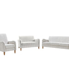 Striped Farmhouse Living Room Set