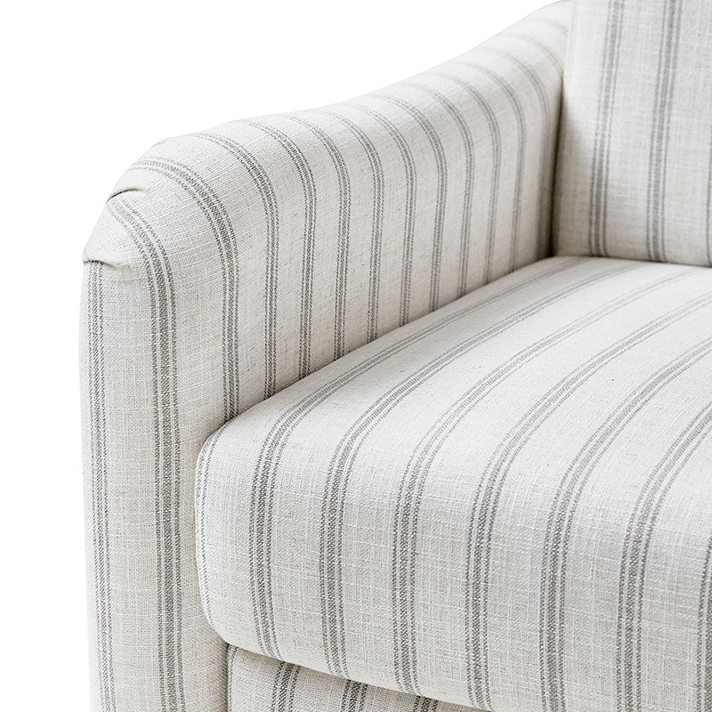 Striped Farmhouse Recliner