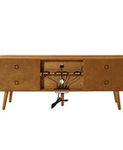 Velasco Mid-century Modern TV Stand with Built-in Cable Management