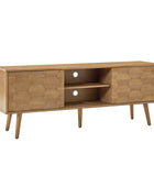 Velasco Mid-century Modern TV Stand with Built-in Cable Management