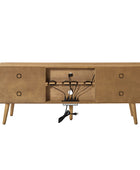 Velasco Mid-century Modern TV Stand with Built-in Cable Management