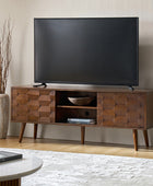 Velasco Mid-century Modern TV Stand with Built-in Cable Management