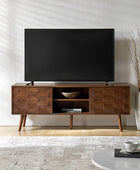 Velasco Mid-century Modern TV Stand with Built-in Cable Management