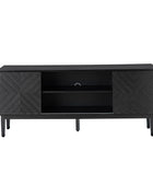 Regal TV Stand for TVs up to 65'' with Reversible Checkered Game Board