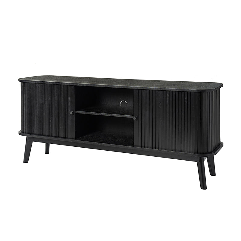 David 65" Modern Hidden Space Sliding Door TV Stand