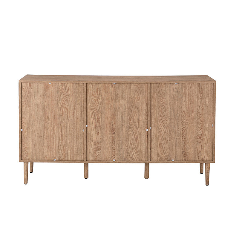 Posey 56" Wide Wood and Rattan Kacie Modern Sideboard