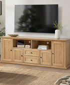 Edenia Traditional Storage TV Stand with Built-in Outlets