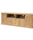 Edenia Traditional Storage TV Stand with Built-in Outlets