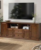 Edenia Traditional Storage TV Stand with Built-in Outlets