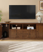 Edenia Traditional Storage TV Stand with Built-in Outlets