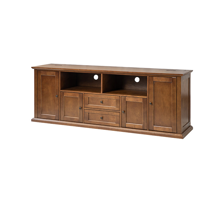 Edenia Traditional Storage TV Stand with Built-in Outlets