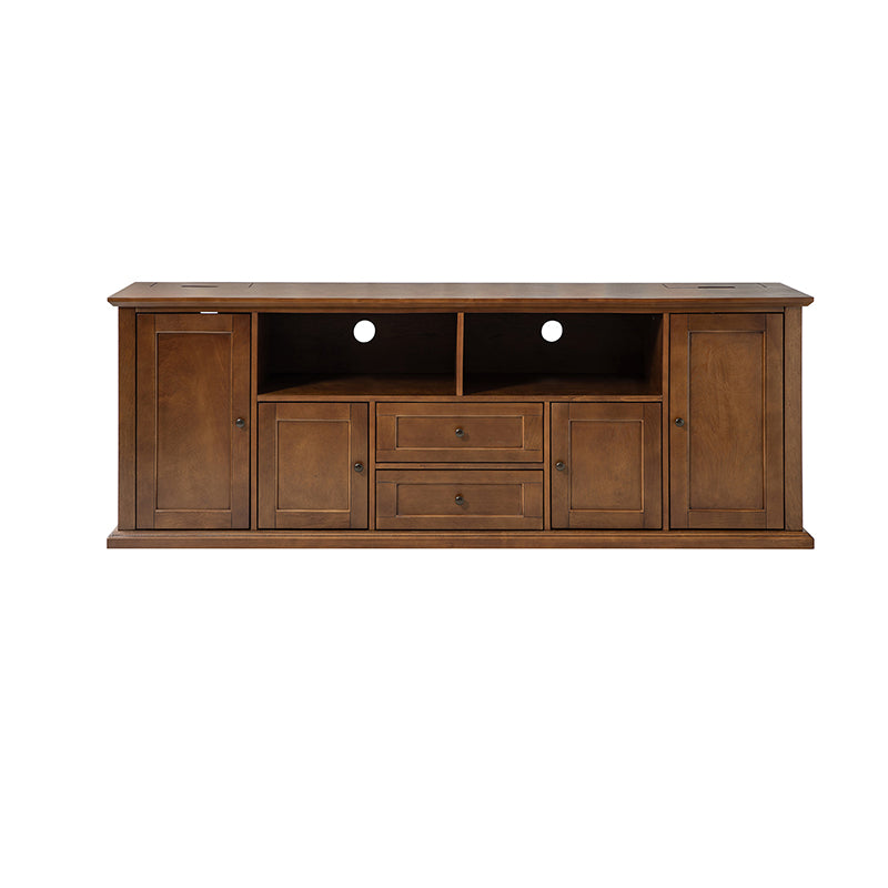 Edenia Traditional Storage TV Stand with Built-in Outlets