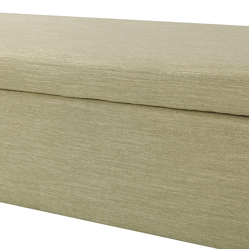 Benito 59.4" Wide Storage Bench With Two Throw Pillows