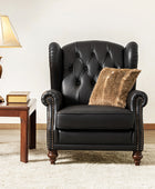 Raquel Genuine Leather Armchair with Sturdy Construction