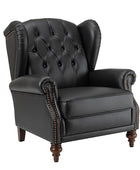 Raquel Genuine Leather Armchair with Sturdy Construction