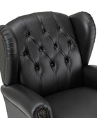 Raquel Genuine Leather Armchair with Sturdy Construction