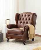 Raquel Genuine Leather Armchair with Sturdy Construction