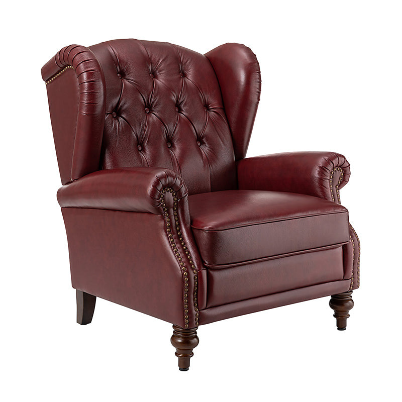 Raquel Genuine Leather Armchair with Sturdy Construction