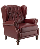 Raquel Genuine Leather Armchair with Sturdy Construction