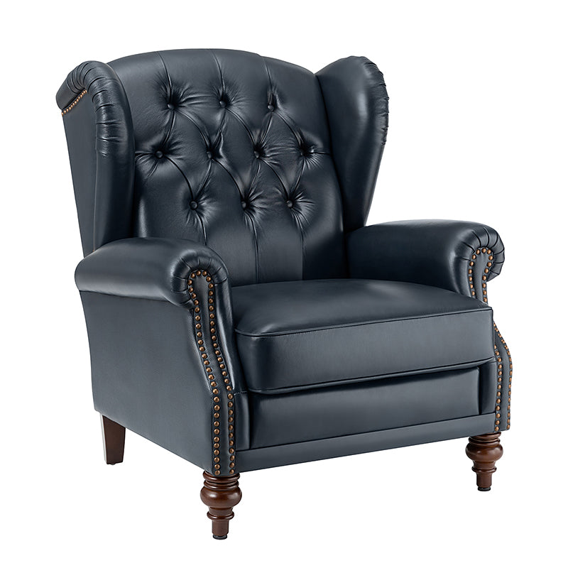 Raquel Genuine Leather Armchair with Sturdy Construction