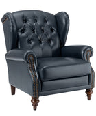 Raquel Genuine Leather Armchair with Sturdy Construction