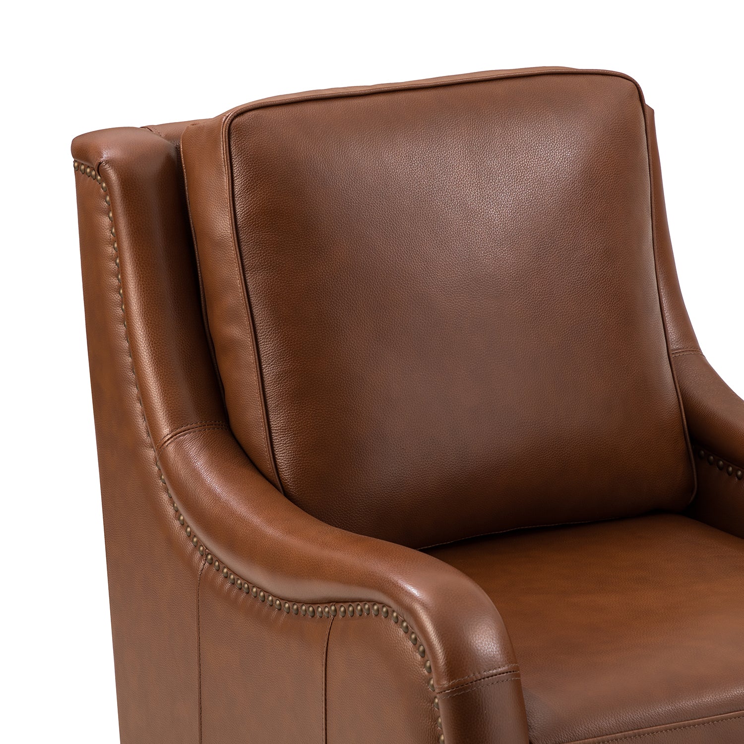 Patricio 27.56" Wide  Genuine Leather Armchair