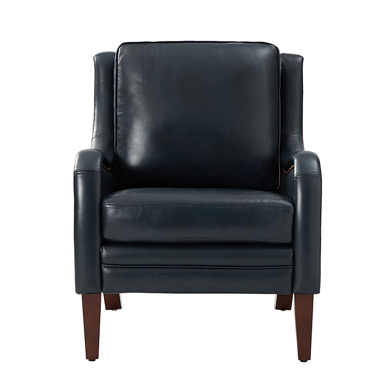 Patricio 27.56" Wide  Genuine Leather Armchair