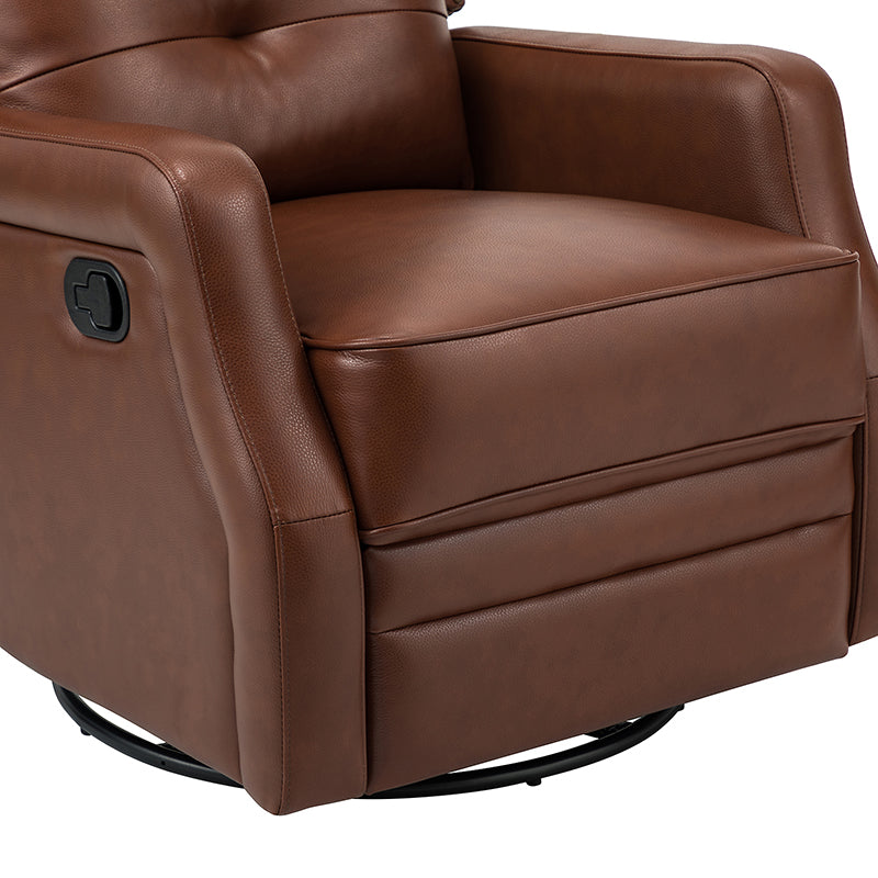Genuine leather rocker recliner sale