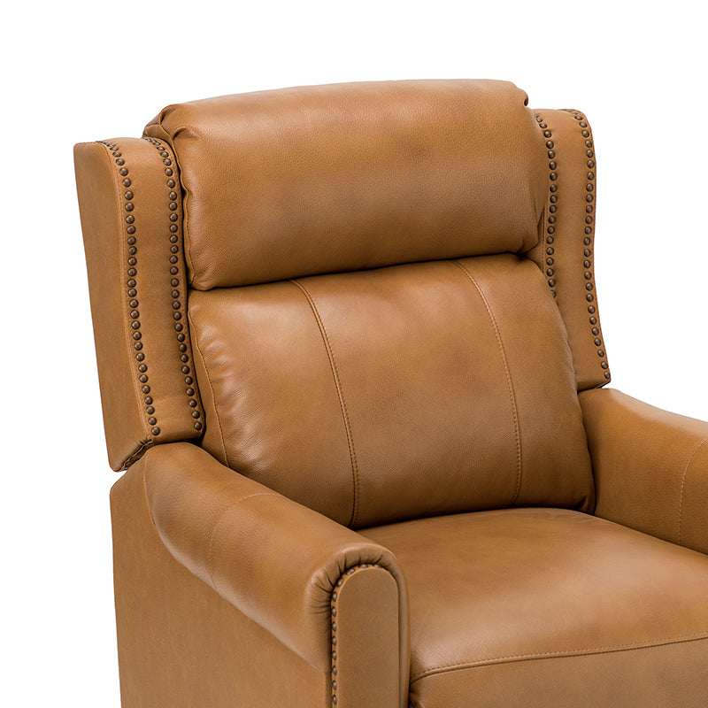 Laura 32.48" Wide Genuine Leather Manual Recliner