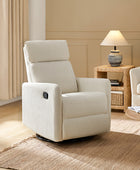 Jessie Mid-century Manual Swivel Recliner