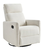 Jessie Mid-century Manual Swivel Recliner