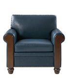 Julia Transitional PU Leather Armchair