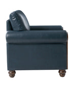 Julia Transitional PU Leather Armchair