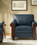 Julia Transitional PU Leather Armchair