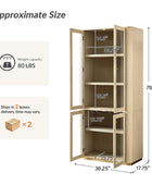 Estrella Modern Gold Frame Glass Display Cabinet with Wine Glass Rack-Bookcase and Bar Storage