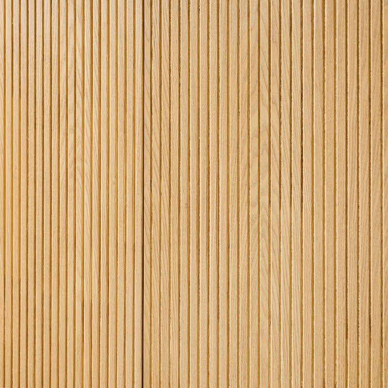 Silvia Modern Wood Veneer Bookcase with LED Lighting & Gold Accents