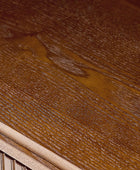 Silvia  Modern Fluted Wood Bookcase Cabinet