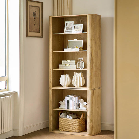 Baggio Modern Fluted Bookcase