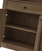 Baggio Modern Storage Bookcase with Smooth-Glide Drawer and LED