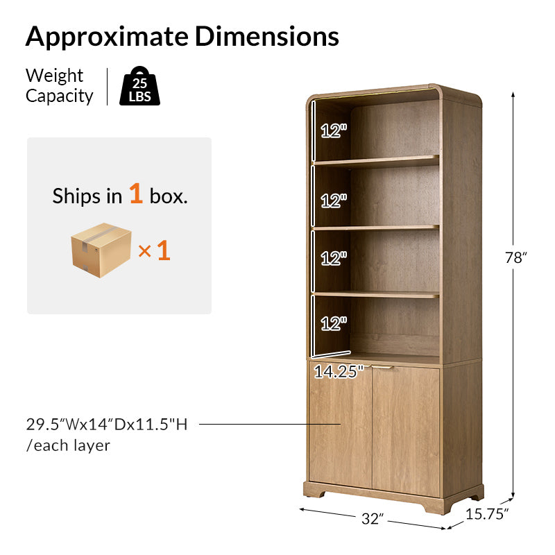 Victoria Modern Multi-Level Storage System Bookcase