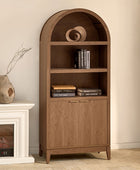 Victoria Modern  Curved Top Bookcase