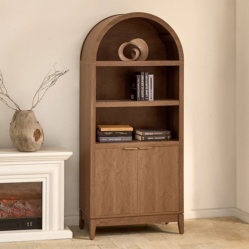 Victoria Modern  Curved Top Bookcase