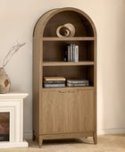 Victoria Modern  Curved Top Bookcase