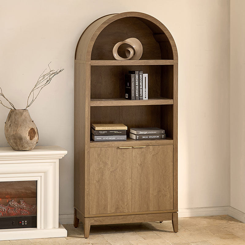 Victoria Modern  Curved Top Bookcase