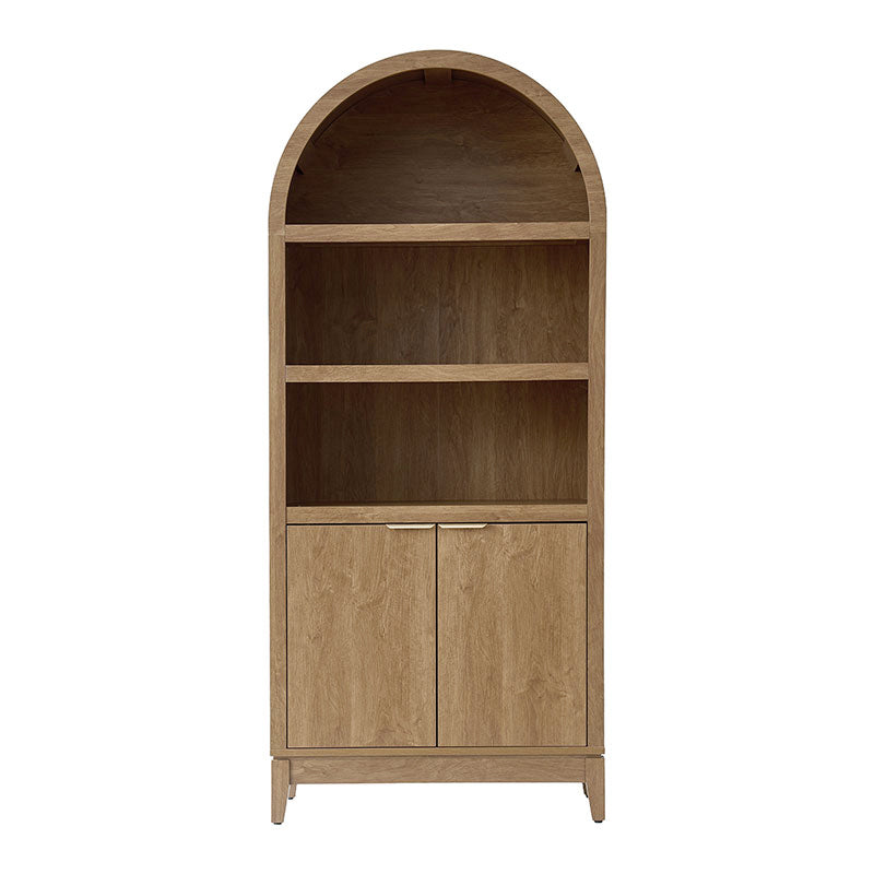 Victoria Modern  Curved Top Bookcase