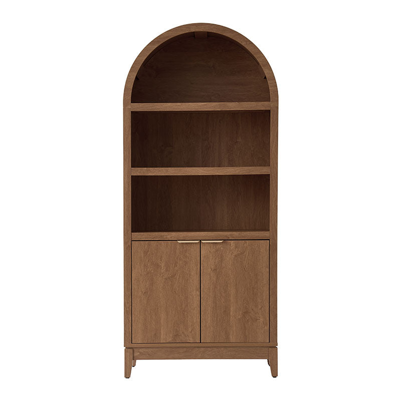 Victoria Modern  Curved Top Bookcase