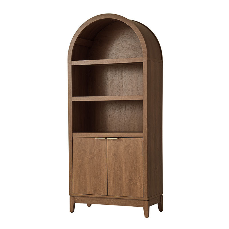 Victoria Modern  Curved Top Bookcase