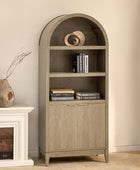 Victoria Modern  Curved Top Bookcase